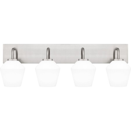 Quoizel Nielson Bath 4 Lights Brushed Nickel NIE8629BN